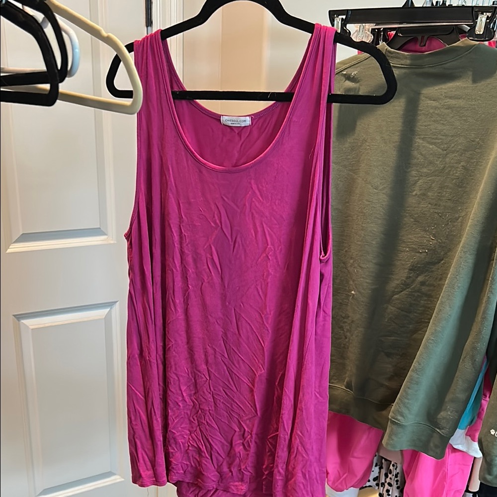 Women's Pink Tank Top